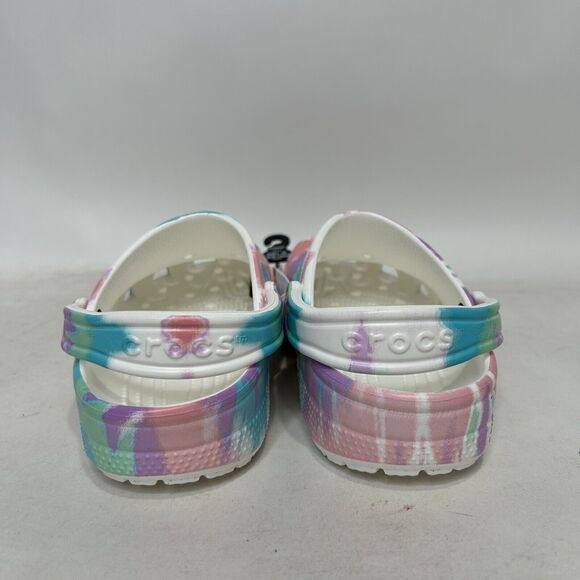 Crocs Classic Clogs Slip-On Sandal “Pastel Tie-Dye” 2024 - Picture 4 of 6